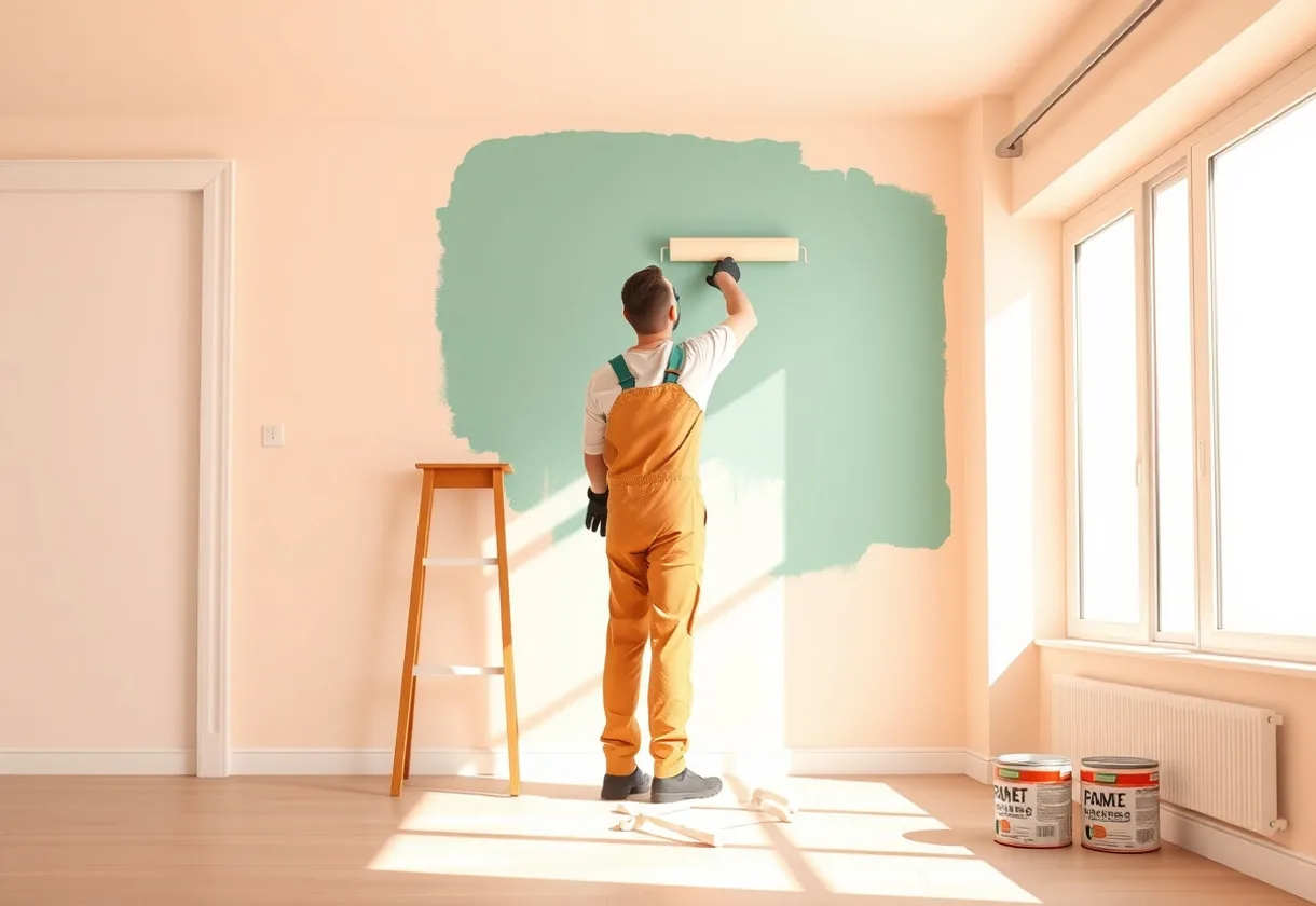 Peintre Biarritz 64200 en intervention sur un chantier